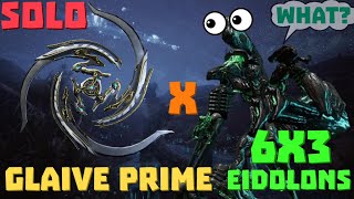 Warframe | Eidolon 6x3 Solo | GLAIVE PRIME | No Riven/Bless/Cipher/Pads