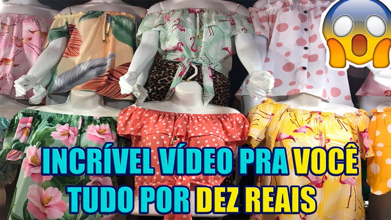 roupas para revender a dez reais