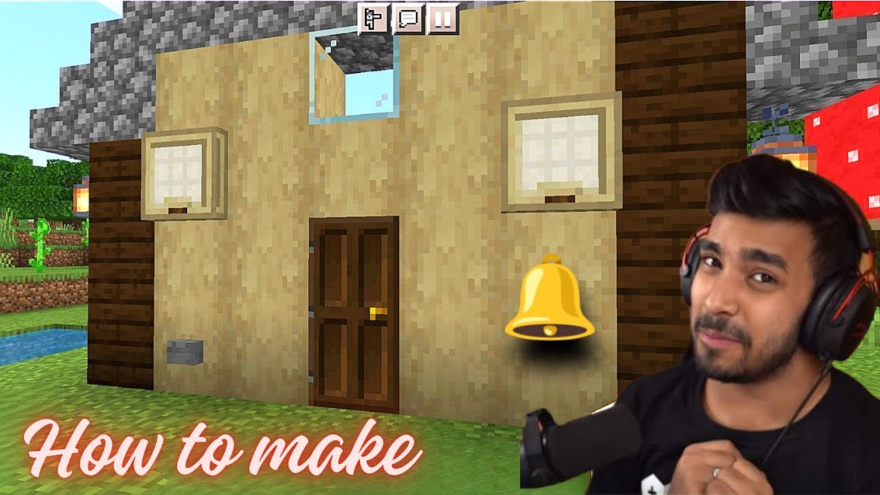 how to make doorbell in Minecraft easy doorbell kaise banaen 