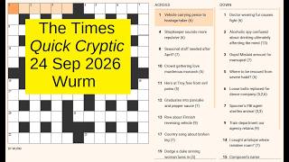 Information The Times Quick Cryptic 3415 News