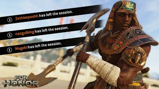 Medjay making people RAGE QUIT?? [For Honor]