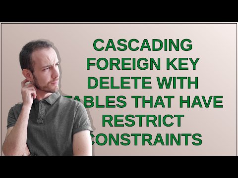 Cascading foreign key DELETE with tables that have RESTRICT constraints