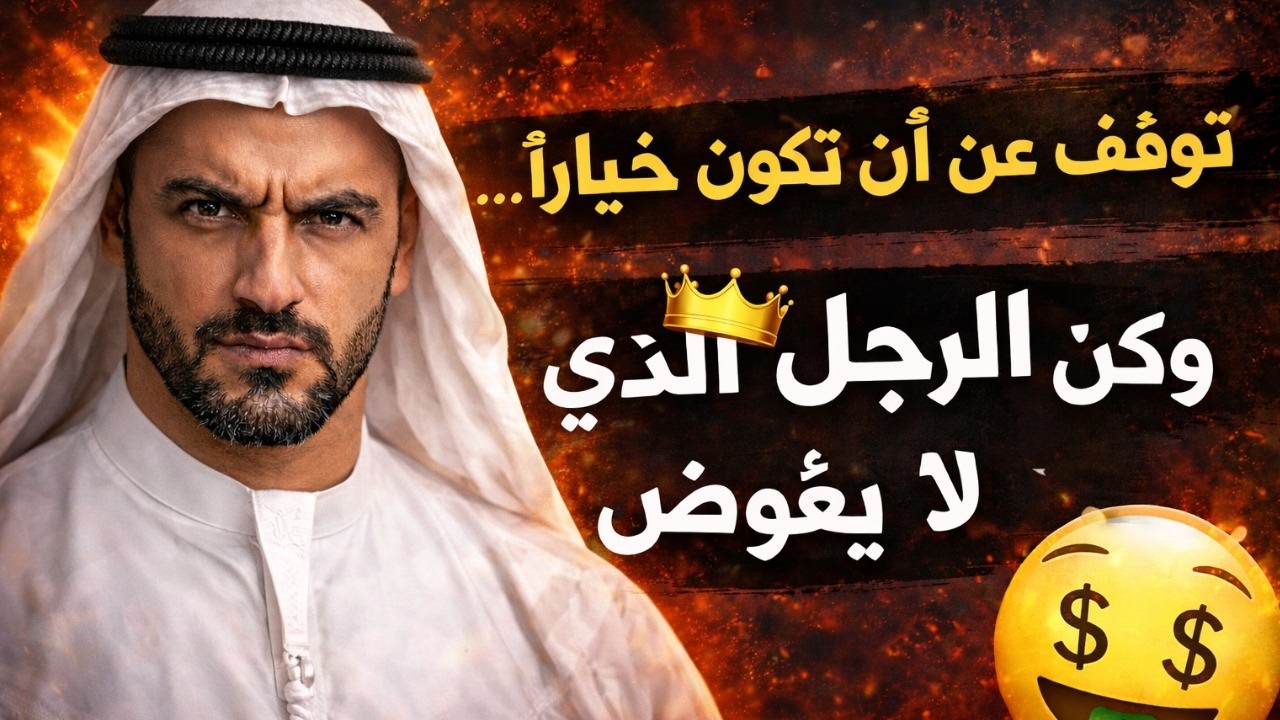 توقف عن أن تكون خيارًا… وكن الرجل الذي لا يُعوَّض