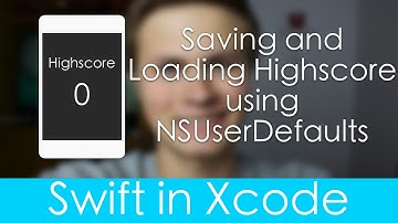 Saving and Loading a Highscore (Swift in Xcode)