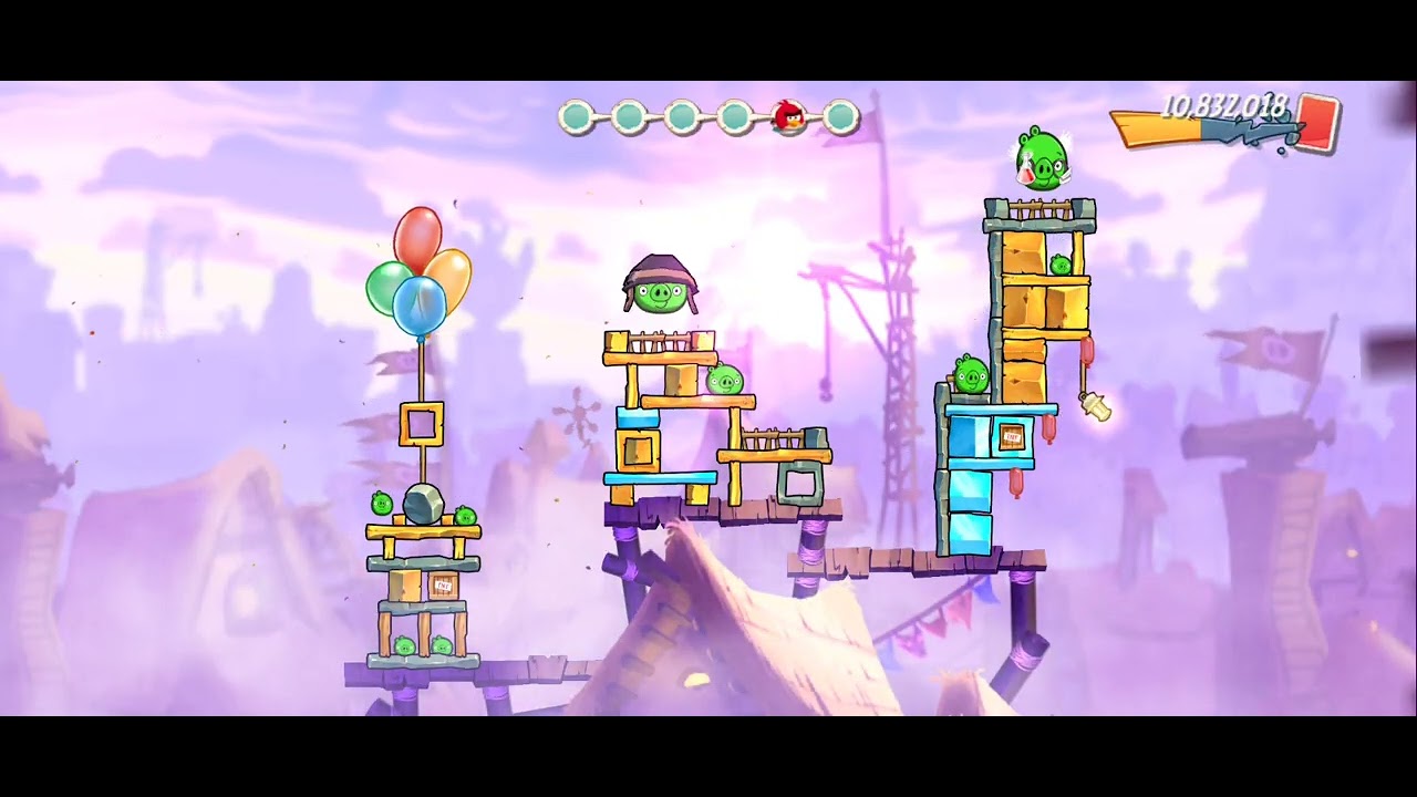 In this place second last Level completed | Angry Birds 2
