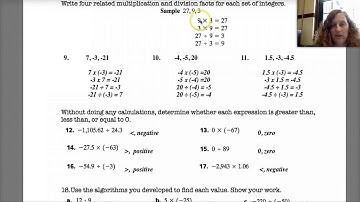 HW 3.3 - Introducing Division of Integers