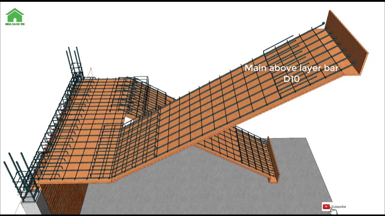 How to build Stairs Reinforcement Design Staircase Design Green