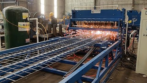 High speed automatic wire mesh panel welding machine for 3-6 mm#wire #machine