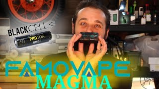 FamoVape Magma Box, Vector Tank, Black Cell 18650s JayBo