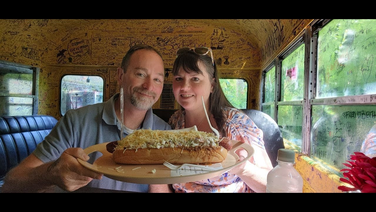 Hot Dog Trail 9 stop challenge and a donut Huntington West Virginia 2025