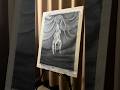 The Girl in the Candle Flame(Charcoal Art) #arttutorial  #art #charcoalart #drawing #creativedrawing