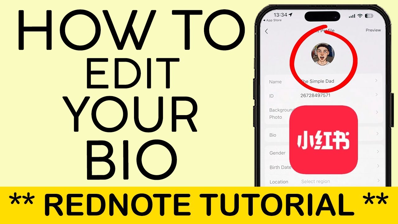 Iphone Setting Bio How to Edit Bio on RedNote App iPhone 2025 - YouTube