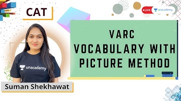 Vocabulary with picture method | CAT 2021 | Suman Shekhawat | Unacademy CATalyst