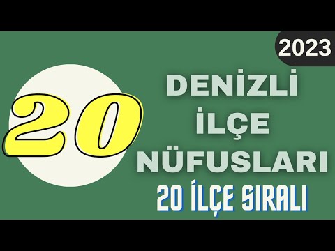 Denizli Nüfusu 2023