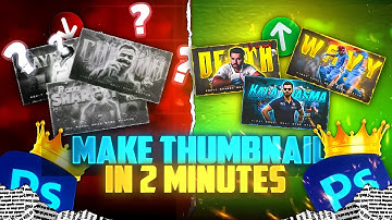 🔥 Be a Pro - How to make cricket Thumbnail on Pscc (Easy to Make) Thumbnail Tutorial Step by step 🔥