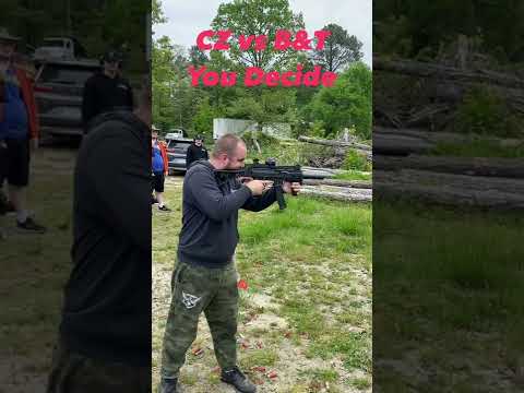 B&T GHM9 vs CZ Scorpion 3 Plus #shorts