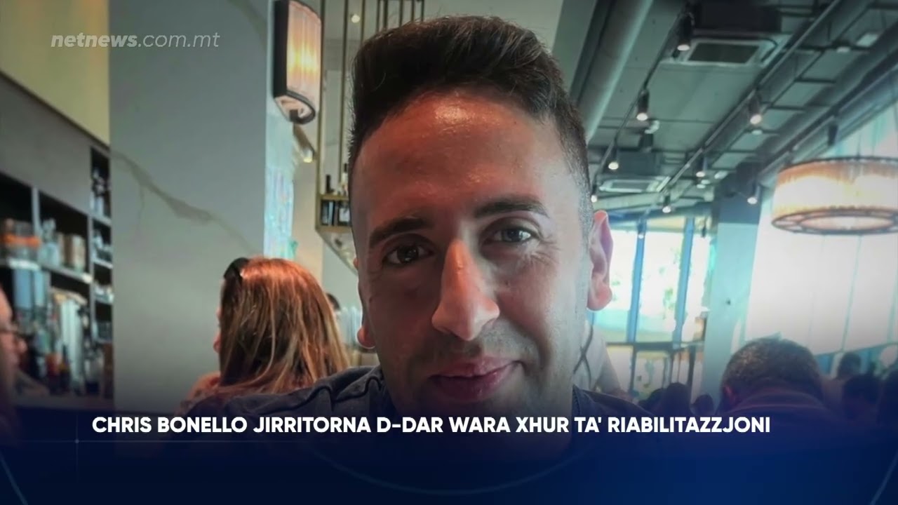 Chris Bonello jirritorna d-dar wara xhur ta' riabilitazzjoni