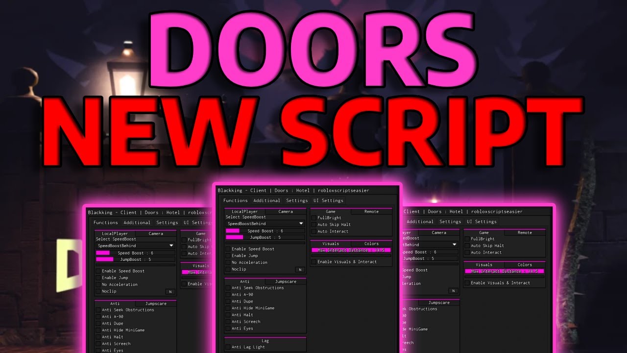 *NO KEY* DOORS New Script | God Mode | Speed Boost | ESP Rooms | Anti ...