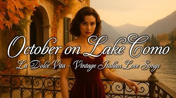 October on Lake Como 🍂 | Dolce Vita Italian Love Songs Playlist
