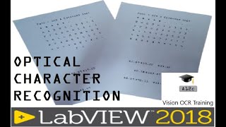 Optical Character Recognition (OCR) - LabView