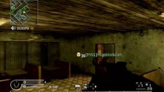Call of Duty 4: Modern Warfare - Backlot (TDM #3 Host Ended Game) Dragunov Gameplay