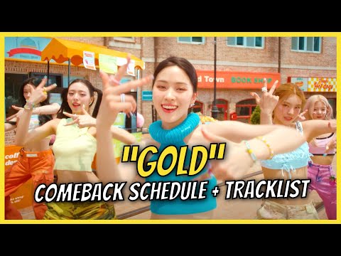 ITZY GOLD Comeback Schedule