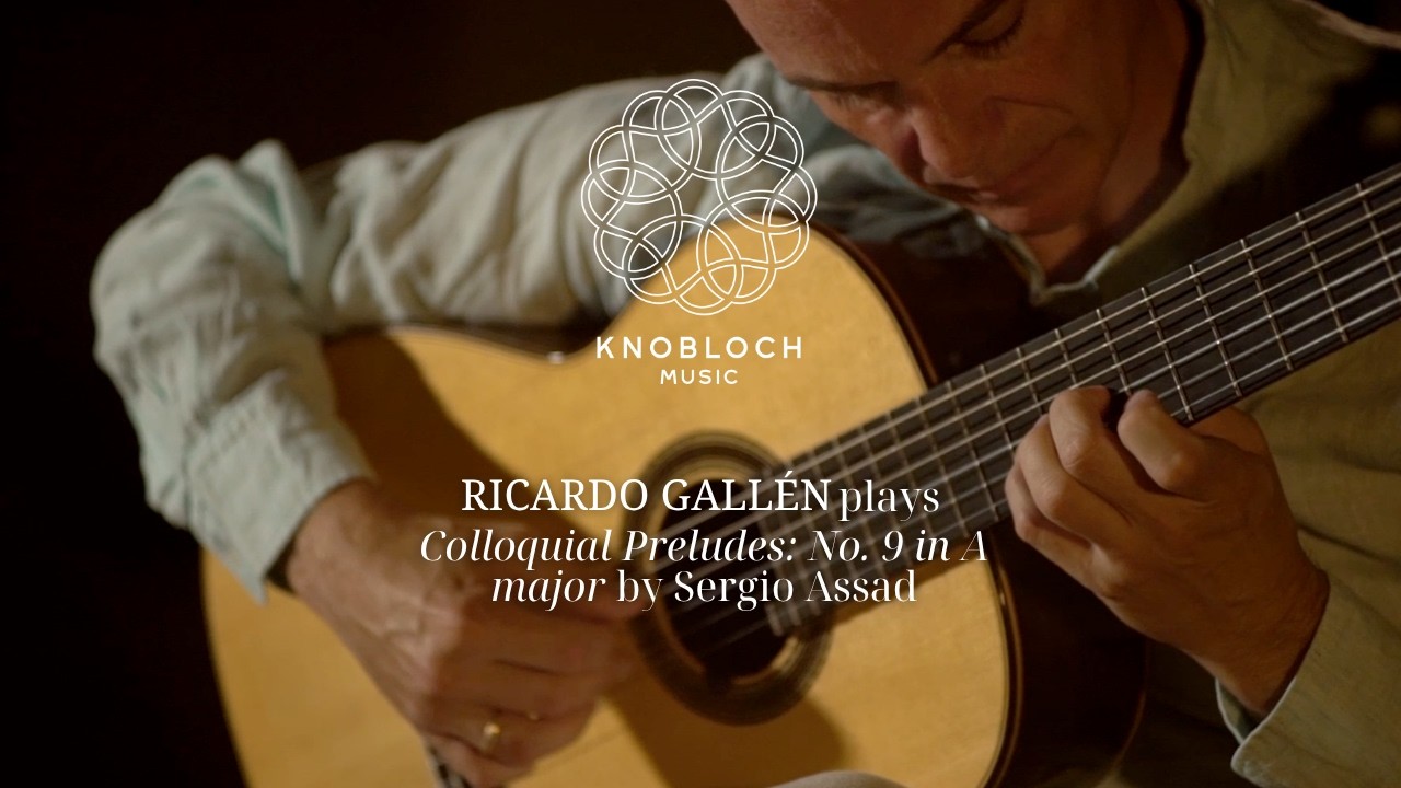 Ricardo Gallén plays Colloquial Preludes No. 9 in A major by