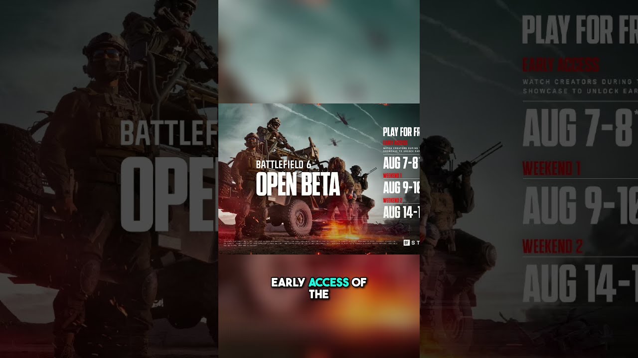 Get Battlefield 6 Open Beta Access Dates Times And How To Join 