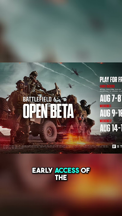 Get Battlefield 6 Open Beta Access - Dates, Times, and How to Join!