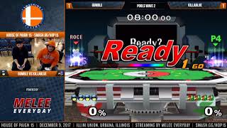 House of Paign 15 - Gumble (Captain Falcon) vs. KillaBlue (Falco) - SSBM - Pools, Wave 2
