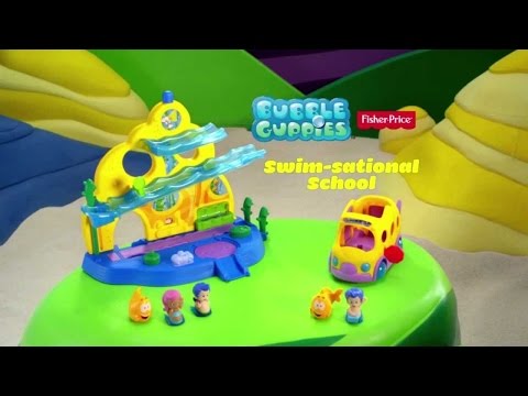 bubble guppies swim sational school bus