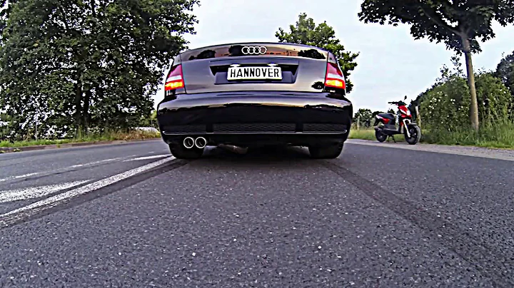 LAUNCH 1100bhp audi s4 b5 anti lag RS4