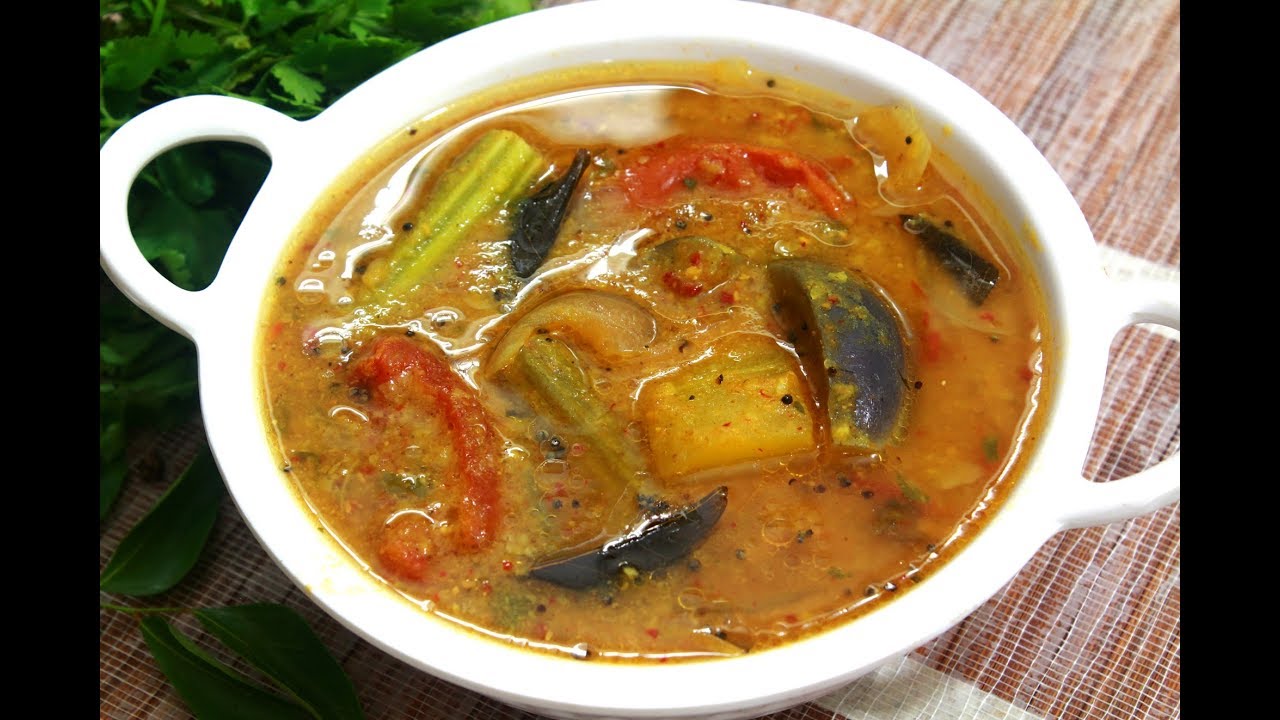 Sambhar in pressure cooker pigeon peas cooked with vegetables YouTube