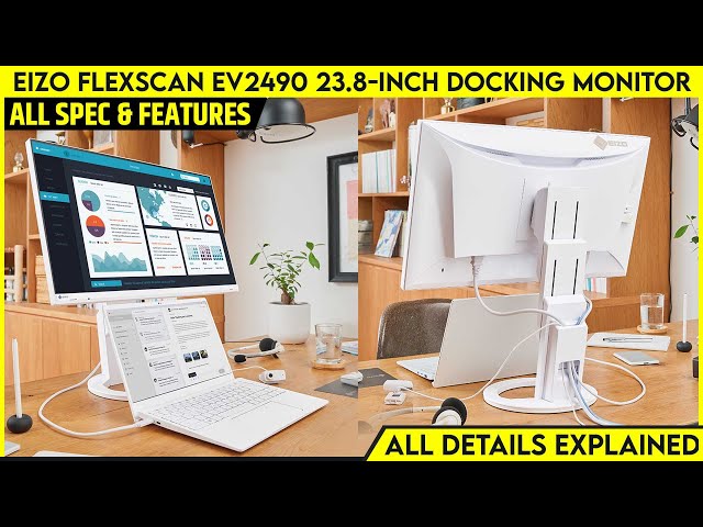 EIZO FlexScan EV2490 23.8-inch USB Type-C Docking Monitor Launched