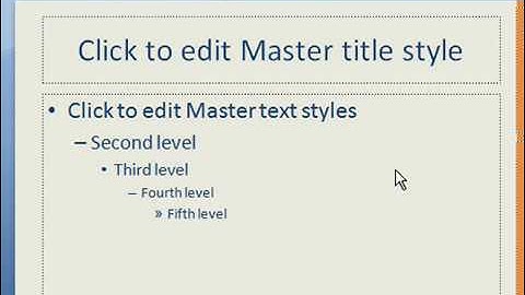 Change the Font of an Entire Presentation in PowerPoint 2007