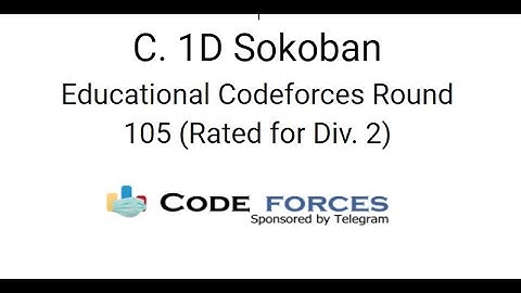 C.1D Sokoban || Educational Codeforces Round 105 (Rated for Div. 2)|| || English Explanation