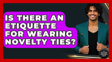 Is There An Etiquette For Wearing Novelty Ties? - The Sharp Dressed Gent