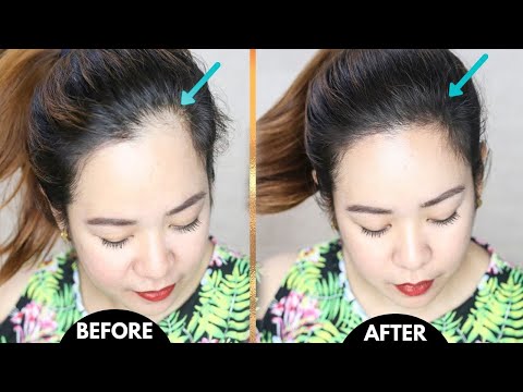 Como ter um Thicker & Fuller Hairline instantaneamente hack + Elegante alta Pony Cauda Tutorial Beautyklove