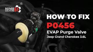 How to Fix Code P0456 on a 2017 Jeep Grand Cherokee V6 3.6L | EVAP Purge Valve Replacement