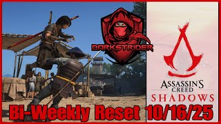 Ins Creed Shadows- Bi-Weekly Reset 101625