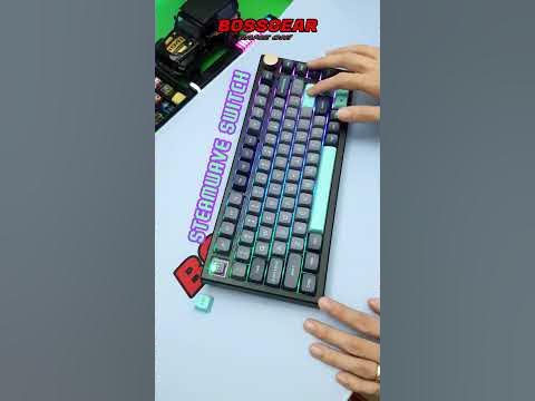 Steamwave Switch VS Azure Switch | VGN N75 Pro Keyboard - YouTube