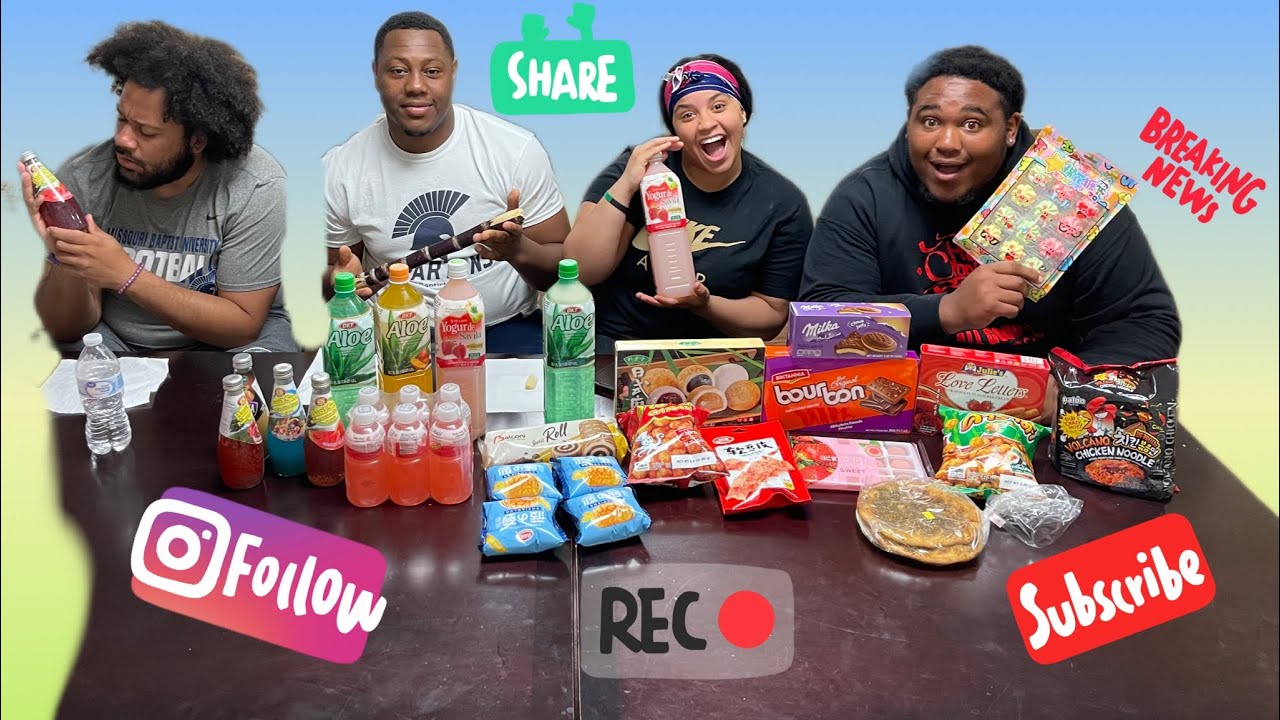 Pan-Asia supermarket mukbang! Got to watch❗️❗️😂😂🤣🤮🤢😝