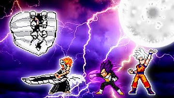 Ichigo TYBW V3 OP & Aizen Sosuke OP VS Vegeta OP (all form) & Goku DBS V3.5 OP in Jump Force Mugen🔥