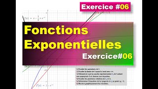 Fonction exponentielle, ex#06