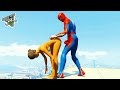 SPIDERMAN Water Ragdolls - GTA 5 Crazy Driver / Stunt Jumps & Fails (Euphoria Physics Funny Moments)