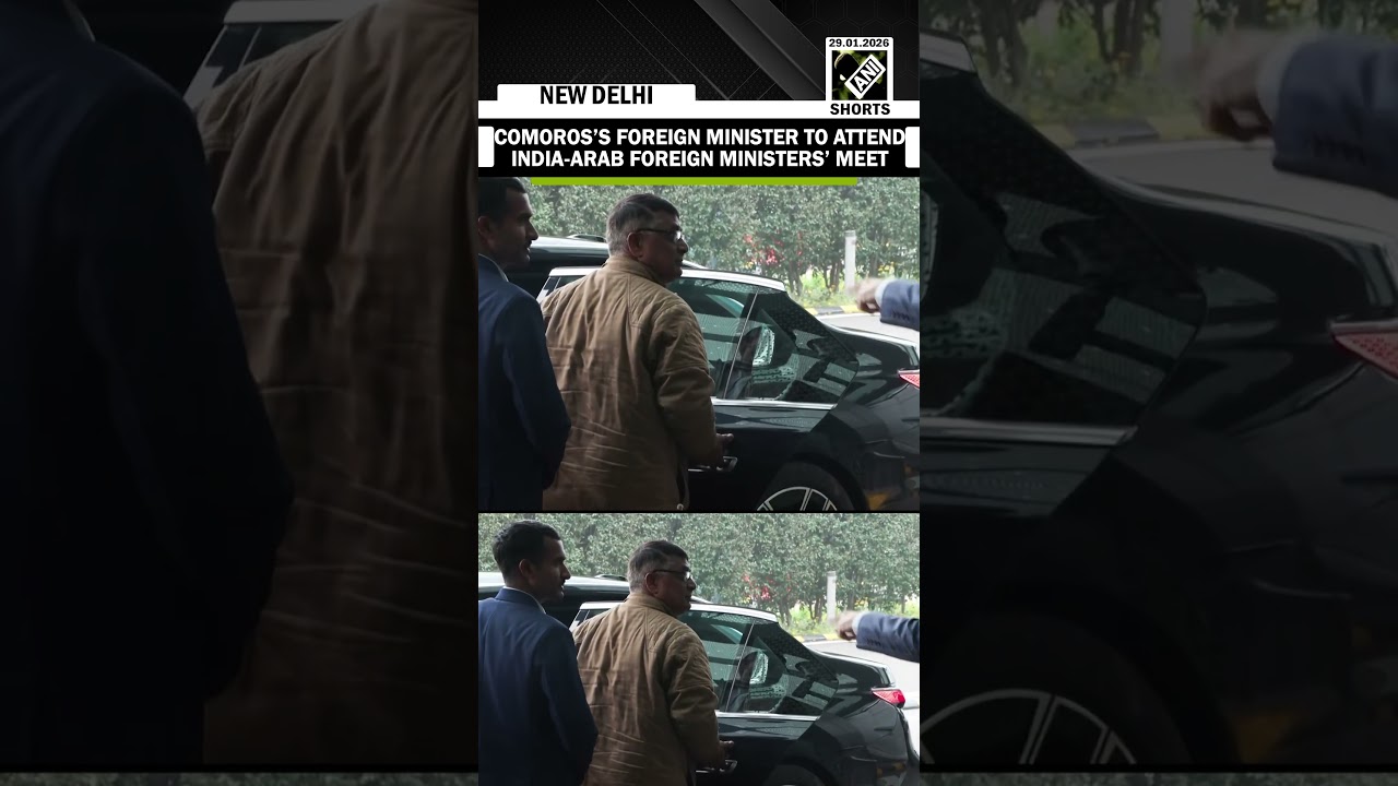 Comoros’ Foreign Minister arrives in Delhi to attend the 2nd India-Arab Foreign Ministers' meet