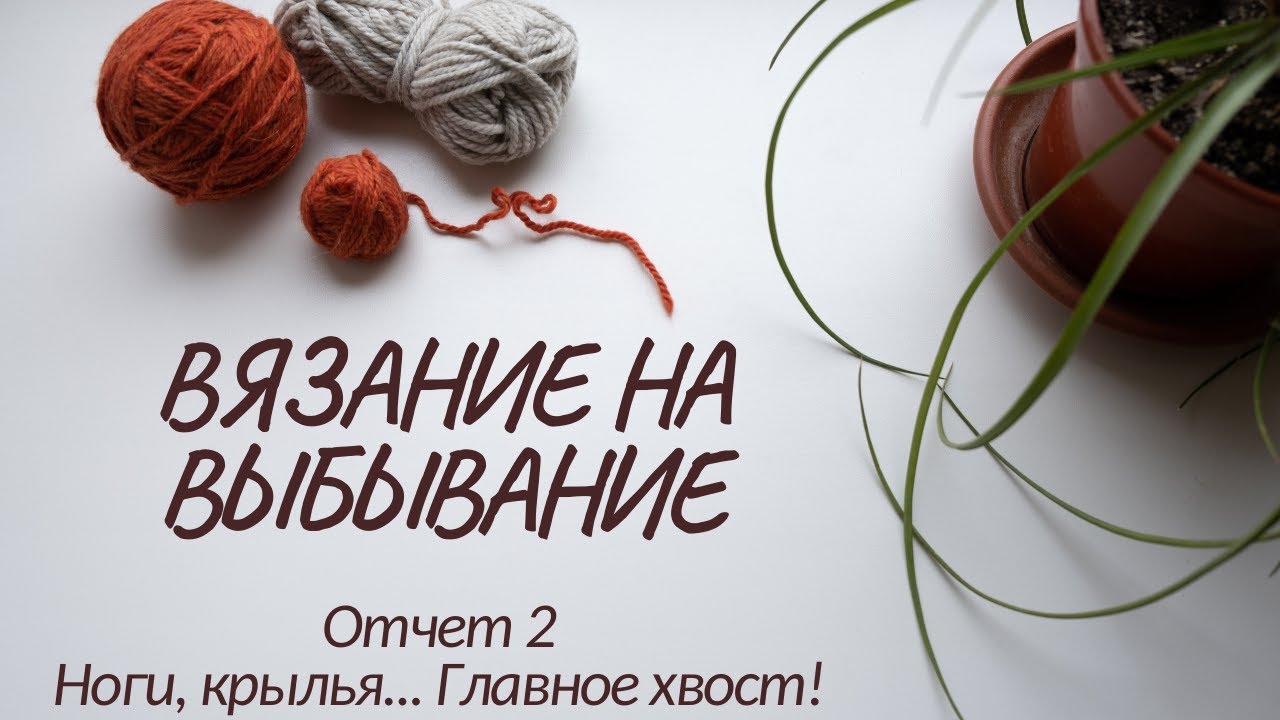 ВЯЗАНИЕ НА ВЫБЫВАНИЕ. Отчет 2. "Ноги, крылья... главное хвост!" История ...