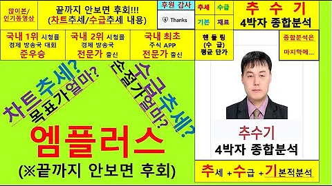 엠플러스(259630)향후주가전망및4박자종합분석 추수기(추수)전문가