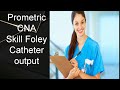 Measuring Urine output from a foley catheter bag