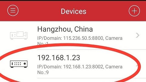 How to add hikvision DVR to IVMs 4500 locally